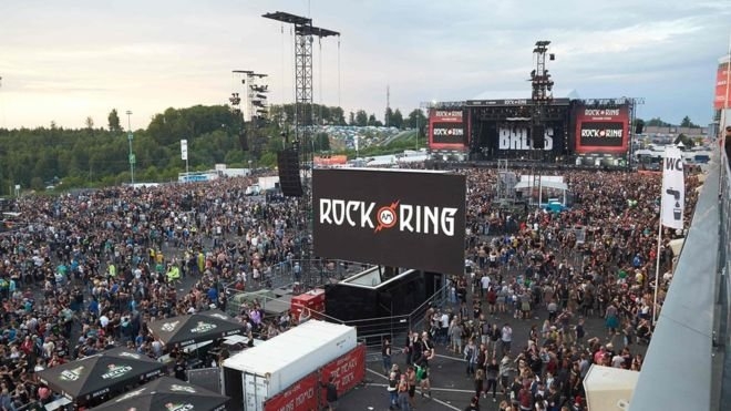 Sợ khủng bố, Đức sơ tán khán giả tại lễ hội nhạc rock 