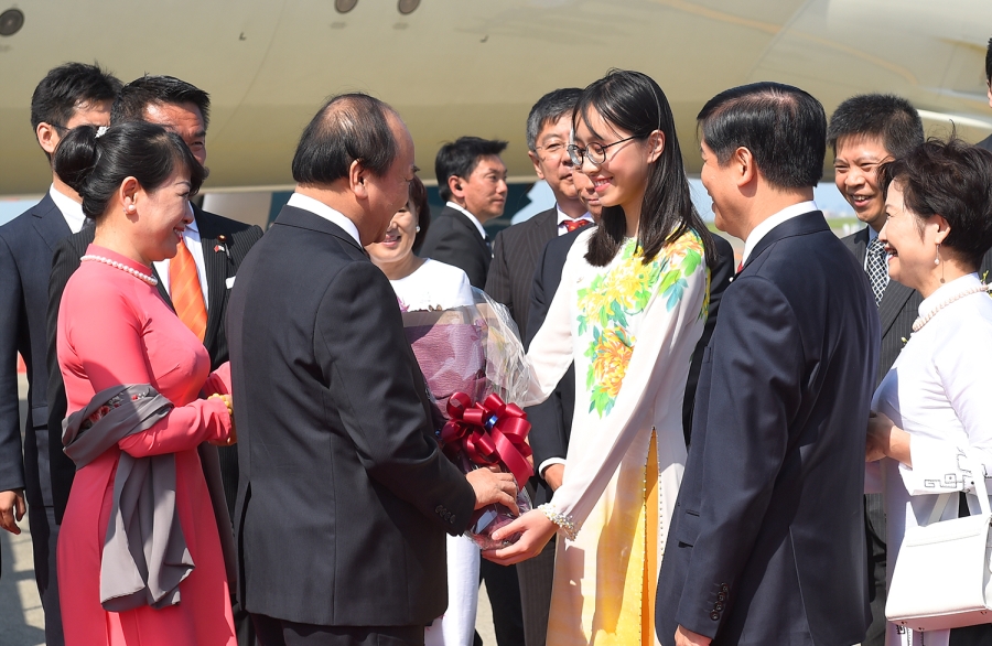 hinh anh le don thu tuong nguyen xuan phuc tai thu do tokyo hinh anh 4