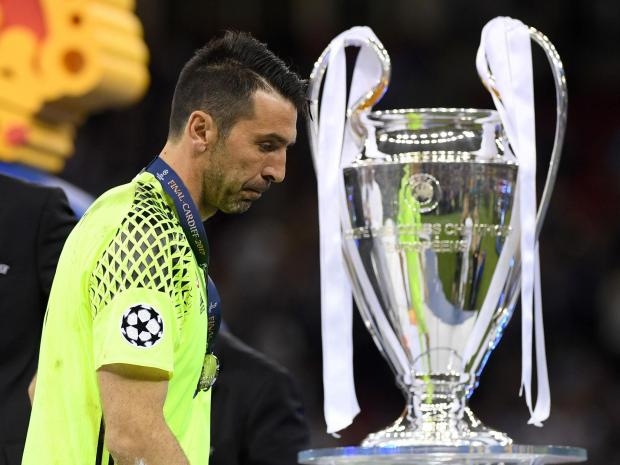 Buffon 3 lần lỡ hẹn với chức vô địch Champions League