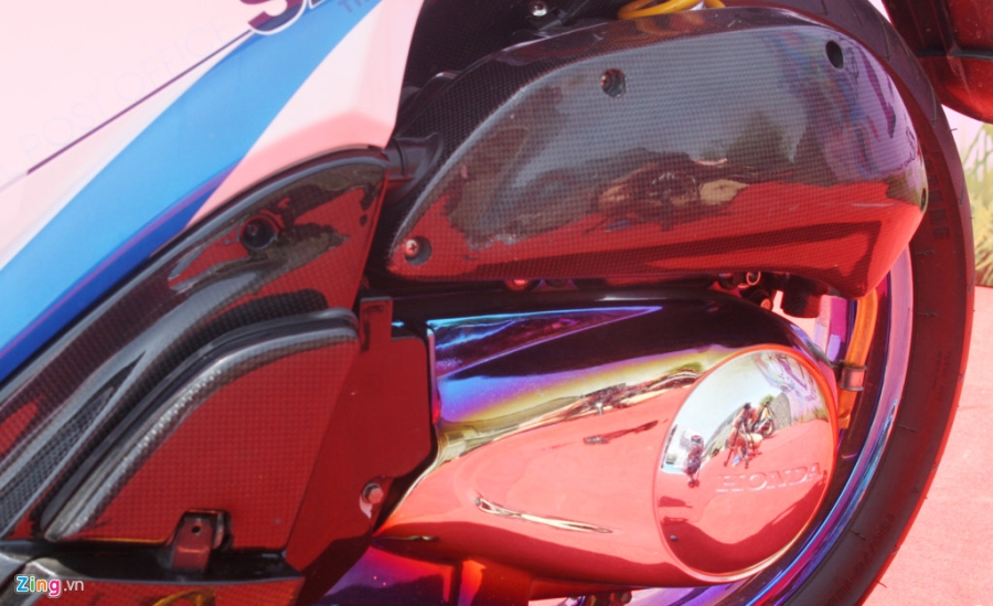 Honda SH do do choi hang hieu cua biker Sai Gon hinh anh 8