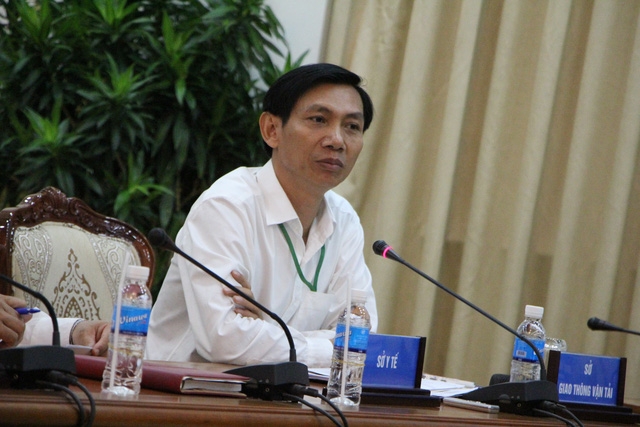 Ông Nguyễn Văn Tám - Phó Giám đốc Sở GTVT TPHCM