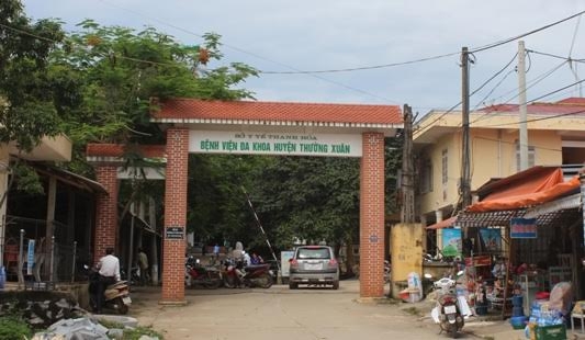 Bệnh viện Đa khoa huyện Thường Xuân - nơi ông Minh làm việc