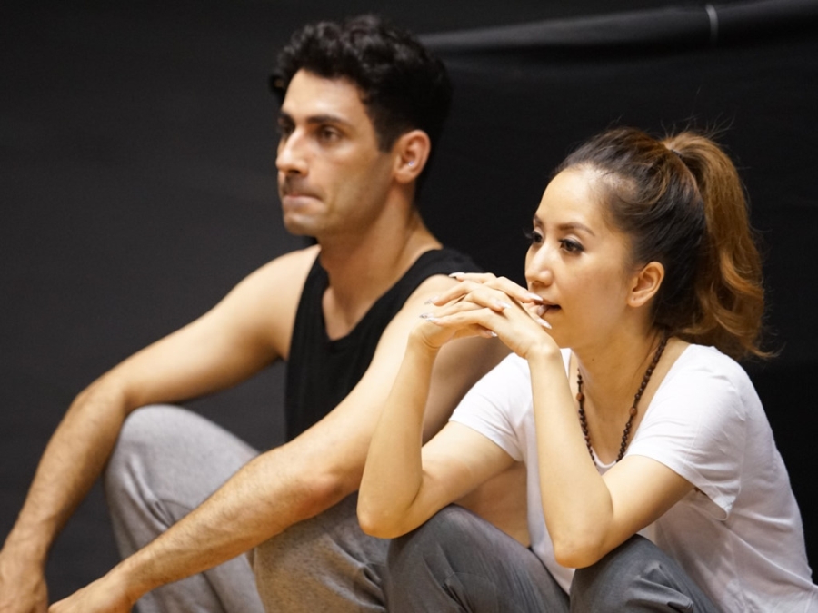 Khanh Thi met nhoai tren san tap cung Phan Hien, Chi Anh hinh anh 2