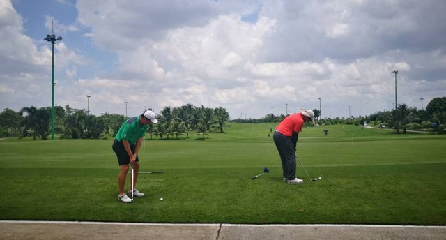  Sân golf Tân Sơn Nhất thường chỉ đón khách VIP. (Ảnh: Nguyễn Quang) 