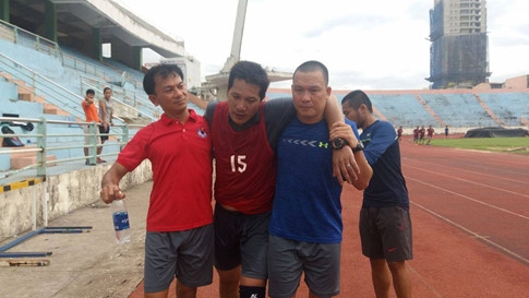 Cựu Còi vàng Nguyễn Trọng Thư rớt cuộc thi thể lực - ảnh 1