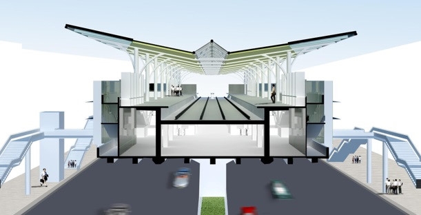 Phoi canh 12 ga tuyen metro dau tien o Ha Noi hinh anh 2