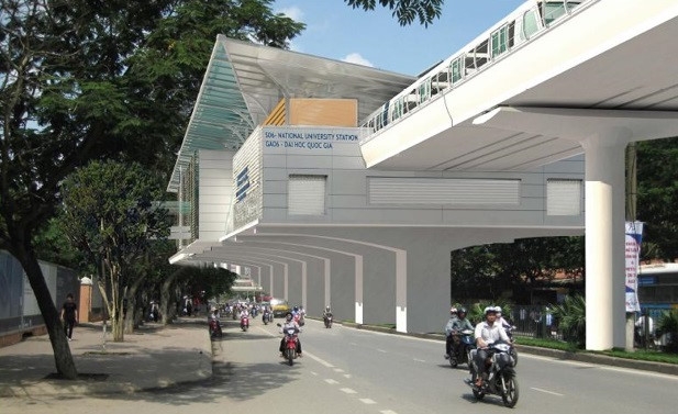 Phoi canh 12 ga tuyen metro dau tien o Ha Noi hinh anh 7