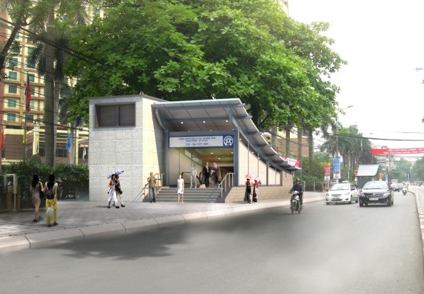 Phoi canh 12 ga tuyen metro dau tien o Ha Noi hinh anh 11