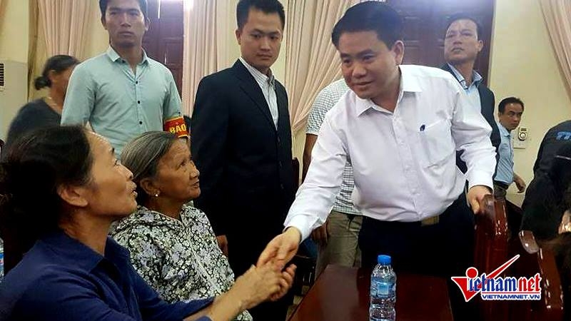 vụ Đồng Tâm, khởi tố vụ Đồng Tâm, vụ Đồng Tâm Mỹ Đức, xã Đồng Tâm, Chủ tịch Hà Nội, Nguyễn Đức Chung