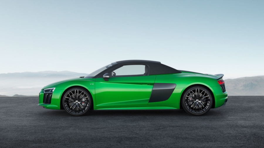 Audi R8 Spyder V10 Plus moi manh ngang Lamborghini Huracan hinh anh 3