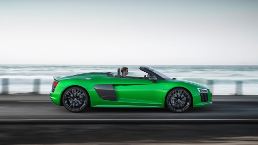 Audi R8 Spyder V10 Plus moi manh ngang Lamborghini Huracan hinh anh 7