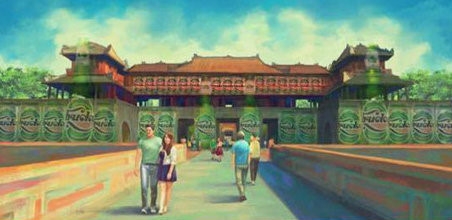 Xu ly mot cong ty gan hinh anh chai bia len di tich Ngo Mon hinh anh 1