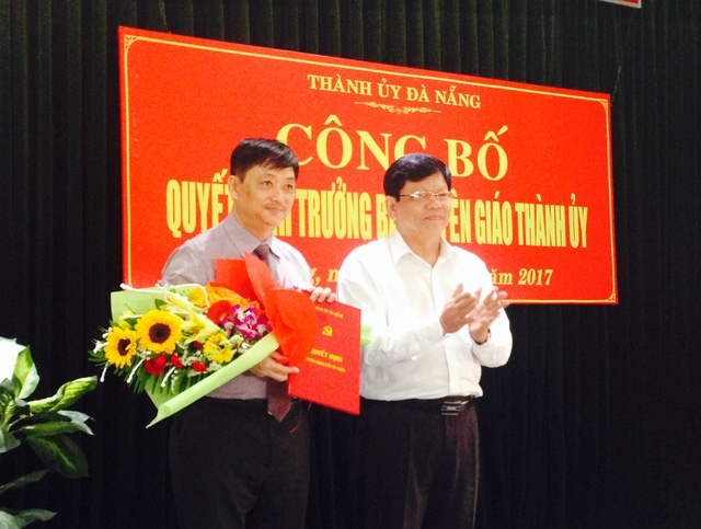Ông Đặng Việt Dũng được điều động giữ chức Trưởng ban Tuyên giáo Thành ủy Đà Nẵng