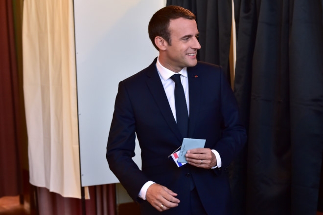 Dang 1 tuoi cua TT Macron gianh da so trong bau cu quoc hoi Phap hinh anh 1