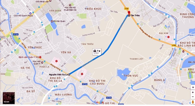 đường nghìn tỷ,thông xe,Nguyễn Xiển - Xa La đường nghìn tỷ,thông xe,Nguyễn Xiển - Xa La