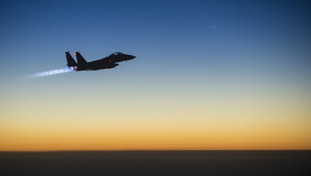  Một máy bay chiến đấu F-15 của Mỹ. (Ảnh minh họa: Sputnik) 