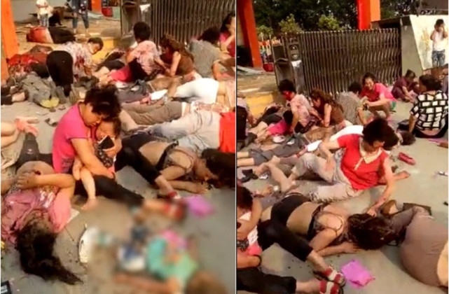 No gan cong nha tre o Trung Quoc, 7 nguoi chet hinh anh 1