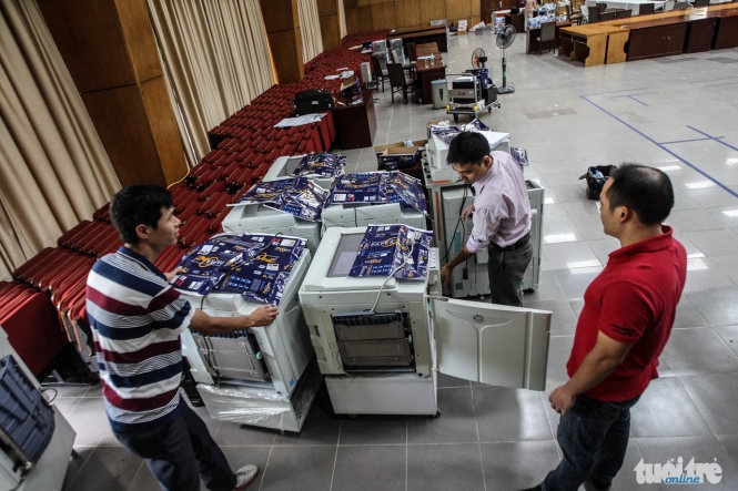 ​Thâm nhập ‘lãnh địa’ in sao đề THPT quốc gia tại Hà Nội  