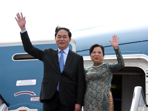 Chu tich nuoc len duong tham chinh thuc Belarus va Lien Bang Nga hinh anh 1