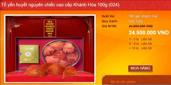 Yen huyet hang tram trieu moi kg, vi sao khach mua bao nhieu cung co? hinh anh 2