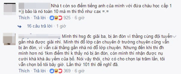 nghin like cho ong bo quyet mo tiec moi ca xom neu con gai dat diem thi cao hon con ong ban - 5