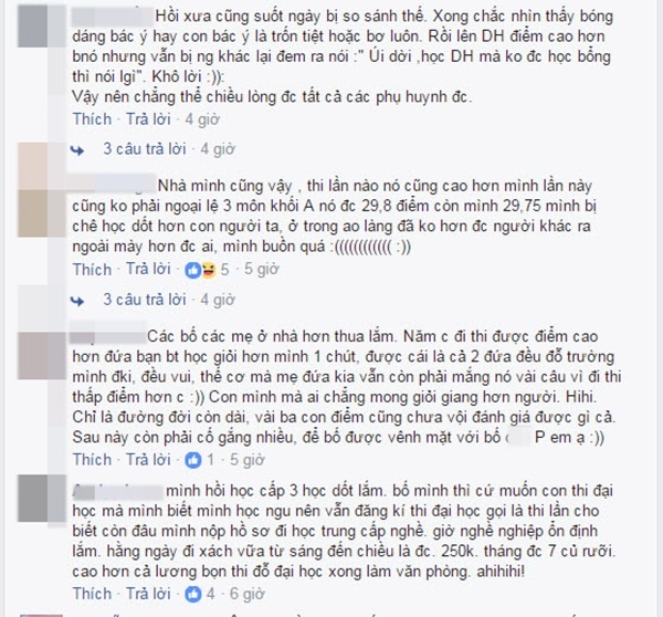 nghin like cho ong bo quyet mo tiec moi ca xom neu con gai dat diem thi cao hon con ong ban - 6