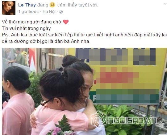 Hoa hậu Phương Nga được tại ngoại, Hoa hậu Phương Nga, sao Việt