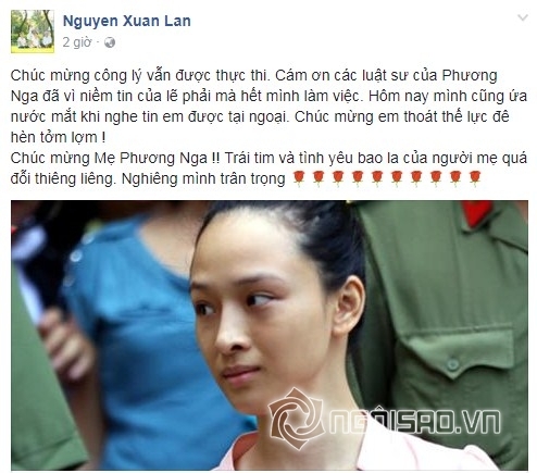 Hoa hậu Phương Nga được tại ngoại, Hoa hậu Phương Nga, sao Việt