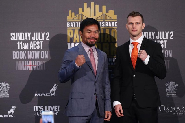 Manny Pacquiao được đánh giá cao hơn Jeff Horn trong cuộc chiến sắp tới