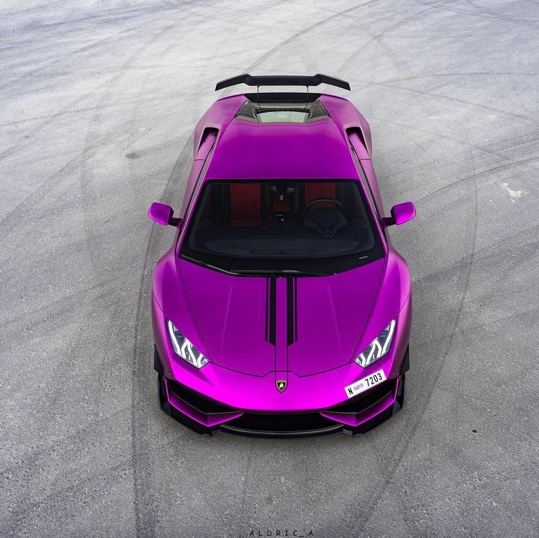 Ban do Lamborghini Huracan mau tim cua nu dai gia Dubai hinh anh 3