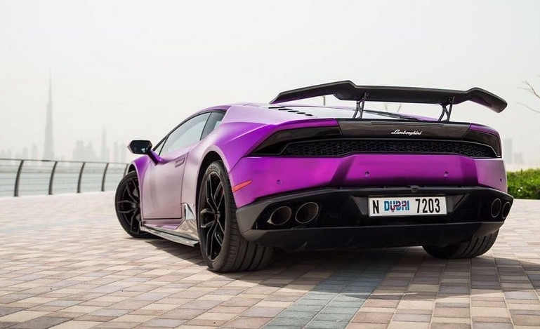 Ban do Lamborghini Huracan mau tim cua nu dai gia Dubai hinh anh 4