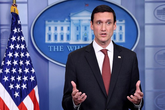  Cố vấn an ninh nội địa của Nhà Trắng Thomas Bossert. (Ảnh: AFP) 