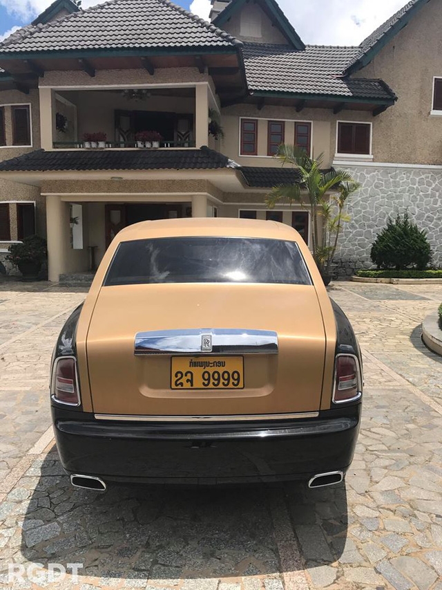 Rolls-Royce Phantom Series II màu độc, biển tứ quý 9 của Lào xuất hiện tại Đà Lạt - Ảnh 2.