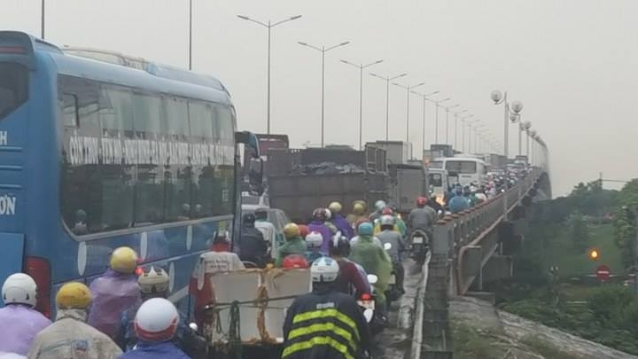 tai nạn, tai nạn giao thông, cầu Thanh Trì