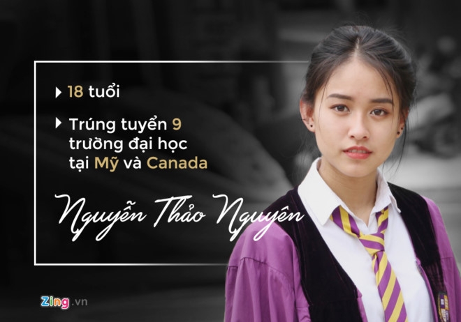 9X xinh dep trung tuyen 9 truong dai hoc tai My va Canada hinh anh 1
