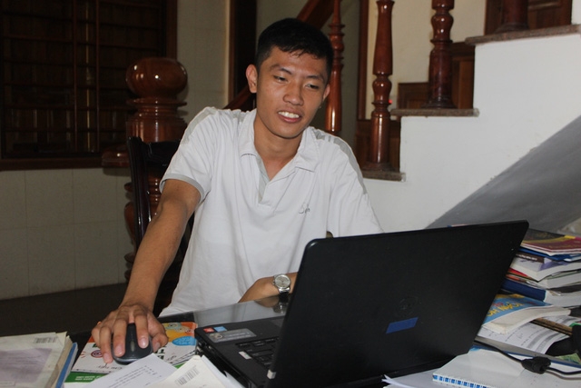 Bí quyết học của Dũng là luôn để đầu óc thoái mái, không quá căng thẳng.