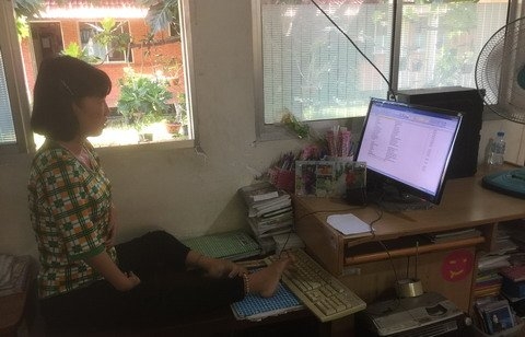 cử nhân, thư viện, người khuyết tật