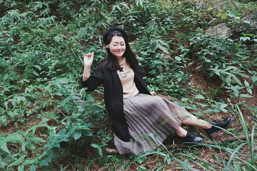 Ve dep cua nu sinh truong chuyen dat 9,75 diem mon Ngu van hinh anh 2