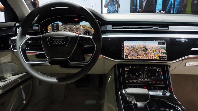 Chiêm ngưỡng vẻ đẹp của Audi A8 2018 bằng xương, bằng thịt - Ảnh 7.