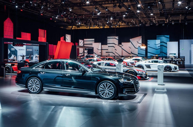 Chiêm ngưỡng vẻ đẹp của Audi A8 2018 bằng xương, bằng thịt - Ảnh 15.
