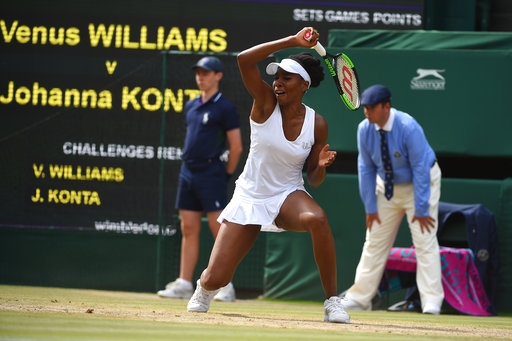  Venus Williams thi đấu bán kết Wimbledon với Konta 
