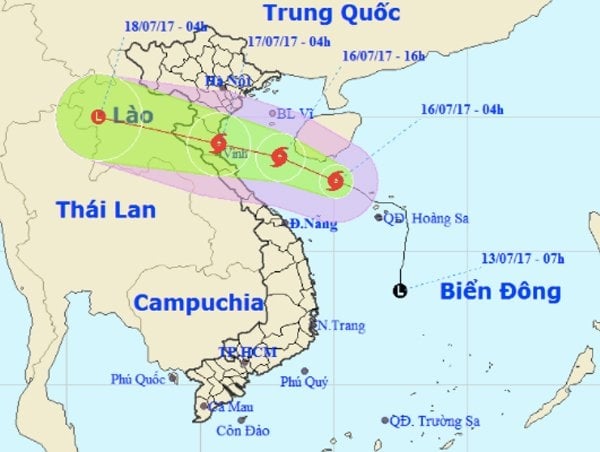 dự báo thời tiết, áp thấp nhiệt đới, tin bão mới nhất, cơn bão số 2, bão số 2