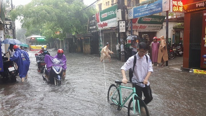 Áp thấp nhiệt đới, Tin bão mới nhất, Cơn bão số 2, mưa lớn, ngập Hà Nội