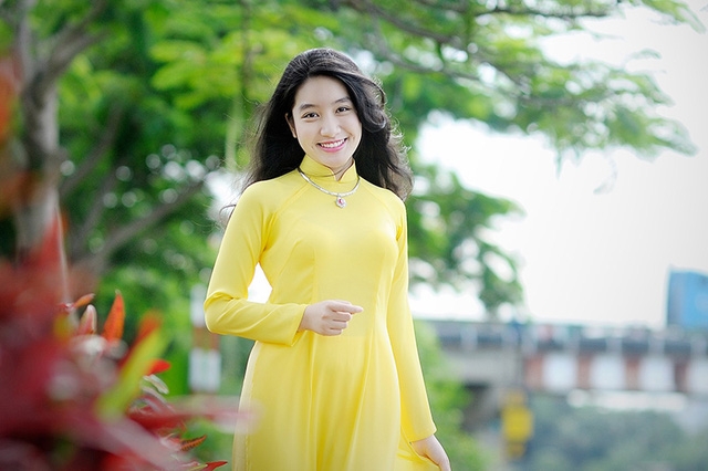 Nguyễn Ngọc Bảo Châu - nữ sinh có nhiều thành tích đáng nể.