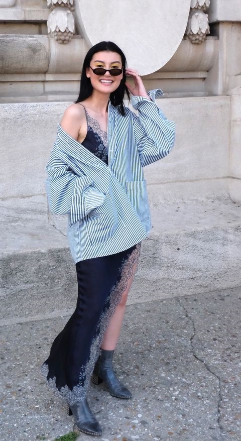 Street style ngay he cua cac co gai Phap thanh lich hinh anh 5