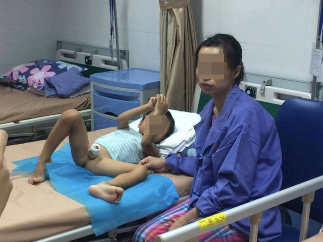  Chị H. bên cậu con trai gần 4 tuổi 