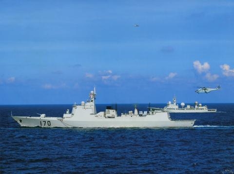 Nga xac nhan tap tran voi Trung Quoc tren 'bien NATO' 