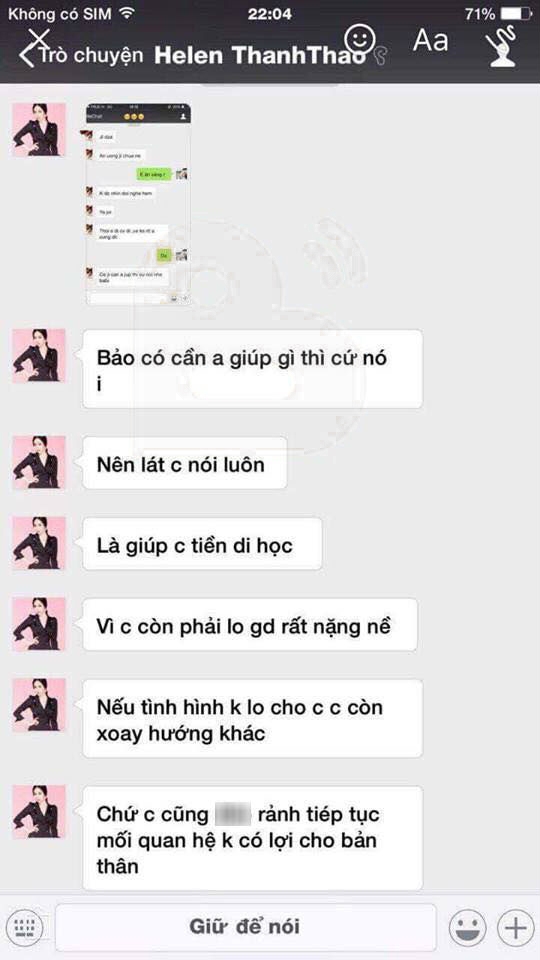 Người yêu cũ của anh trai Bảo Thy bị tố dụ dỗ xin tiền một lúc nhiều đại gia để... đi học - Ảnh 3.