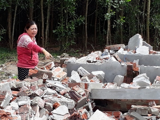 cưỡng chế, công trình trái phép, cưỡng chế chuồng heo, Quảng Nam