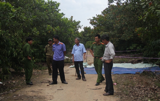 Hiện trường vụ trộm sầu riêng dẫn đến vụ án mạng làm 2 người tử vong tại H.Đạ Huoai
